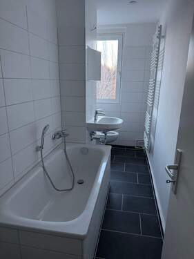 Badezimmer - Etagenwohnung mit 48,40 m&sup2; in Brandenburg an der Havel zur Miete