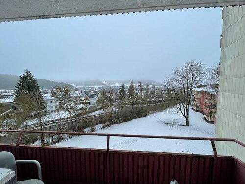 Aussicht Balkon - 3 Zimmer Etagenwohnung in Hardheim