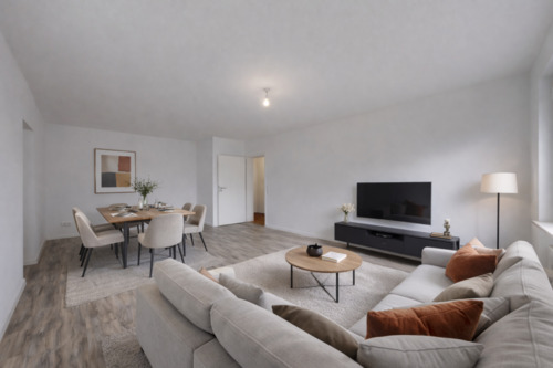 Wohnzimmer - 2 Zimmer Etagenwohnung zum Kaufen in Roth