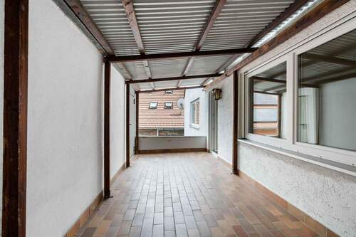 Terrasse, überdacht - 