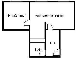 Bild 2 - 2 Zimmer Etagenwohnung zur Miete in Halle (Saale)
