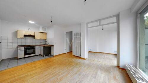 Wohnzimmer - Etagenwohnung mit 38,80 m² in Berlin zum Kaufen