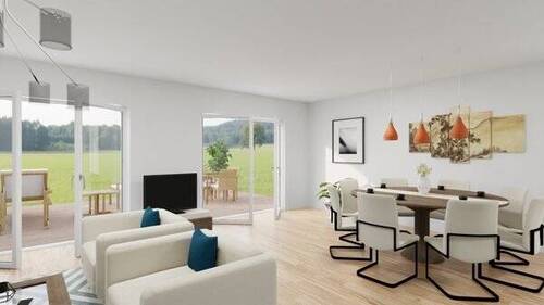 Essbereich - 4 Zimmer Doppelhaushälfte in Halberstadt