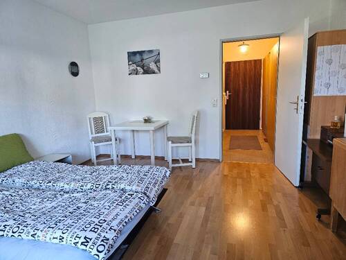 Wohn-/Schlafraum Richtung Flur - 1 Zimmer Etagenwohnung in Bischofsgrün