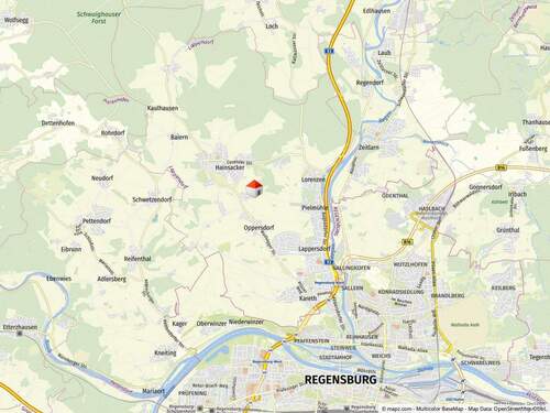 Lage in der Gemeinde - 