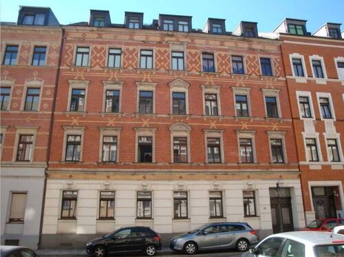 Frontansicht - Ludwigstraße 25 - Mehrfamilienhaus in Chemnitz