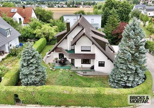 Drohne1 - Kopie - 7 Zimmer Einfamilienhaus zum Kaufen in Diedorf / Anhausen