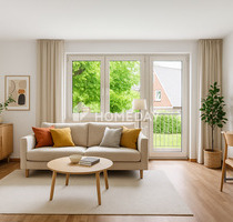 Charmante 3-Zimmer-Obergeschosswohnung mit Balkon, Gartenblick und Garage - Minden Innenstadt