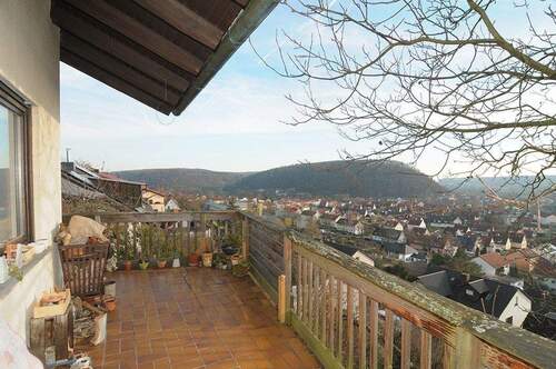 Balkonblick Richtung Osten - 