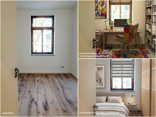 Nutzung als Homeoffice oder kl. Schlafzimmer - 