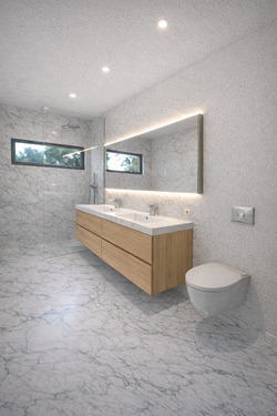 Eine Variante eines modernisierten Bads - 