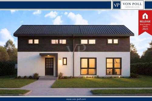 Titelbild Vachdorf - Moderne Doppelhaushälfte in Massivbauweise - Effizienzhaus 55 in Vachdorf - Projektiert, Provisionsfrei für Käufer