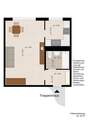 Grundriss - 1 Zimmer Etagenwohnung in Dessau-Roßlau