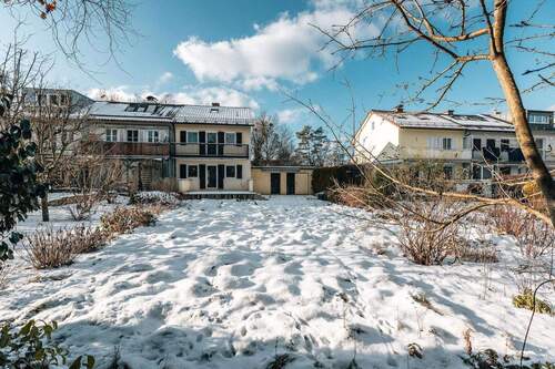 Haus-und Gartenansicht - Traumhaftes Gartengrundstück 507qm Nähe Isarhochufer in Pullach mit großem Potential