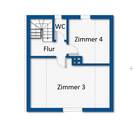 Grundrissskizze Dachgeschoss - 
