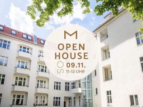 Open House - Saniert + Balkon + Aufzug: Sonnige 2-Zimmer-Gründerzeit-Wohnung inSteglitzer Bestlage, bezugsfrei