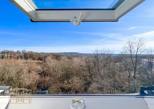 Blick aus dem Dachgeschoss - 