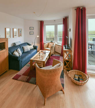 Wohnzimmer - 3 Zimmer Etagenwohnung zum Kaufen in Wangerooge