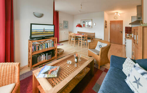 Wohnzimmer - Etagenwohnung mit 47,00 m&sup2; in Wangerooge zum Kaufen