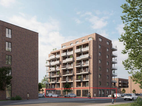 2026-01-14 - Lucia Quartier - Haus B - Sicht 1 - * Neubau Bürofläche im Lucia-Quartier *