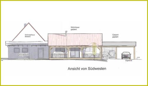 Südwest - Ansicht! - 