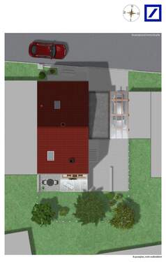 Lageplan Grafik - 8 Zimmer Doppelhaushälfte zum Kaufen in Ludwigsburg