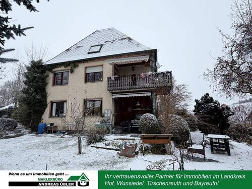 Rückansicht - 1 Zimmer Mehrfamilienhaus, Wohnhaus in Schirnding