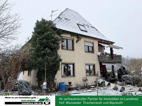 Rückansicht - Mehrfamilienhaus, Wohnhaus mit 240,00 m&sup2; in Schirnding zum Kaufen