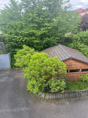 Blick in Hof,Fahrradraum - 