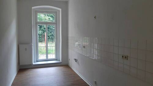 Küche - Moderne 2 Raumwohnung mit Balkon im Erdgeschoss