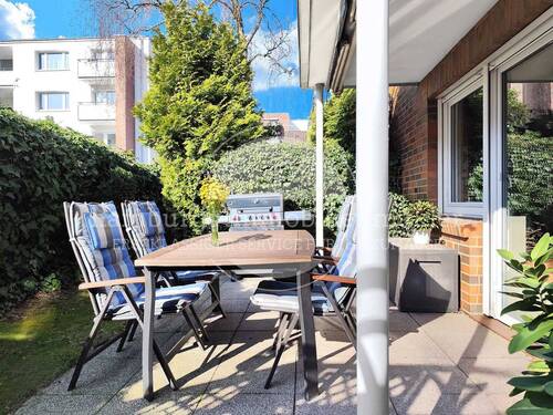Terrasse - Terrassenwohnung mit 70,00 m&sup2; in Hamburg zum Kaufen