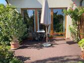 Detailansicht Terrasse - 4 Zimmer Doppelhaushälfte in Heidesee