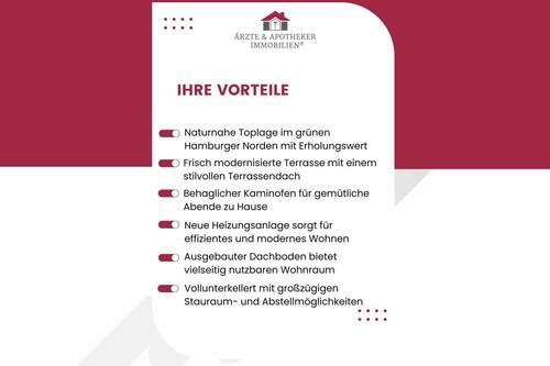 Ihre Vorteile! - 5 Zimmer Reihenmittelhaus zum Kaufen in Hamburg