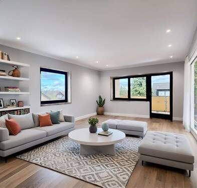 Wohnbereich OG Visualisiert - 