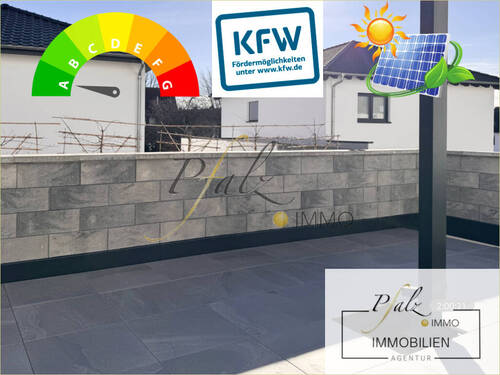 Neubau-Pirmasens_Keglerheim4 - 3-Zimmer - Modern - Terrasse - Stadtnah! KfW 40EE Neubau-EG-Wohnung