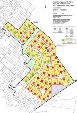 Parzellierungsplan Groß Stieten - 