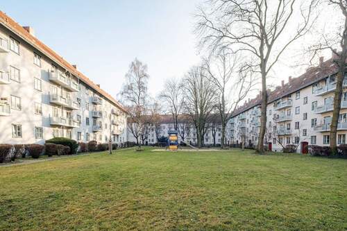 Innenhof mit Gemeinschaftsgarten - 