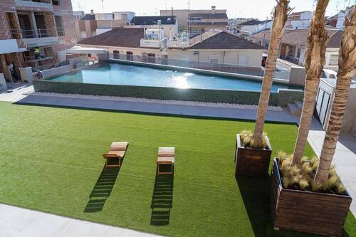 Pool - Spanien Immobilien - Mar Menor - Modernes Neubauapartment in San Pedro del Pinatar