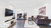 Wohnzimmer - Etagenwohnung mit 76,00 m&sup2; in Mettlach / Orscholz zum Kaufen