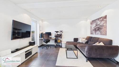 Wohnzimmer - Etagenwohnung mit 76,00 m&sup2; in Mettlach / Orscholz zum Kaufen