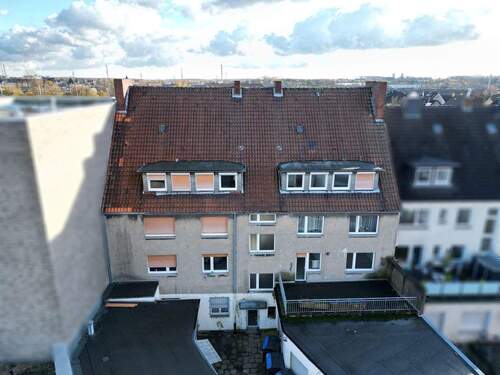 Hausansicht - 1 Zimmer Mehrfamilienhaus, Wohnhaus in Hamm