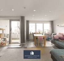 Bezugsfertige 3,5-Zimmer-Wohnung mit Balkon, zwei Bädern und Garage, 2018 saniert - Amberg