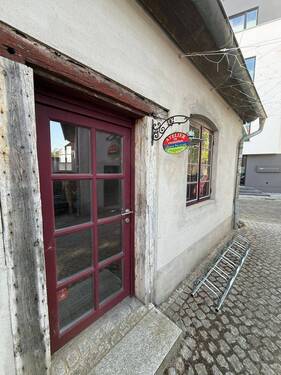 Eingang zum Atelier - 