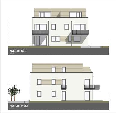 Ansicht West und Süd - 