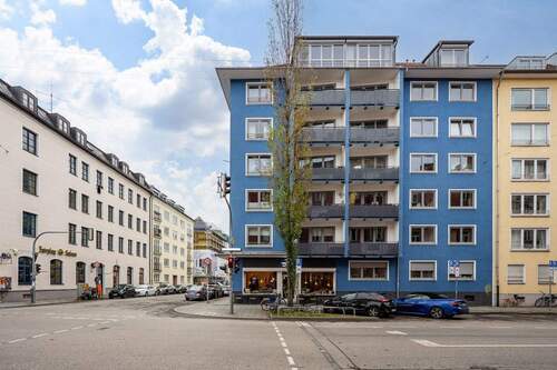 Straßenansicht - 3 Zimmer Etagenwohnung zum Kaufen in München