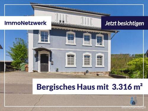 Front - Gründerzeit-Juwel mit Weitblick - Ihr Familientraum auf 3.316 m² in Gummersbach-Hunstig