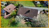 Hintere Ansicht des Hauses m. Garten - 