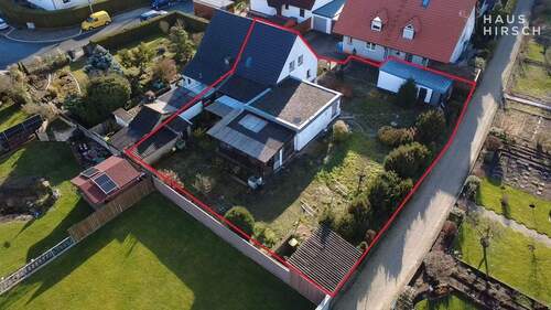 Vogelsicht Grundstück - Traumlage! Sanierungsbedürftige Doppelhaushälfte mit Potenzial für Ihre individuelle Gestaltung!!