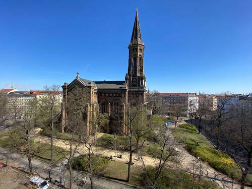 Aussicht/Terrasse - !!!DG-Wohnung Zionskirchplatz eine der begehrten, ruhigen und grünen Ecken in Berlin-Mitte!!!