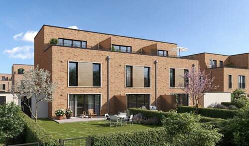 Gartenansicht - 5 Zimmer Mehrfamilienhaus, Wohnhaus in Osnabrück